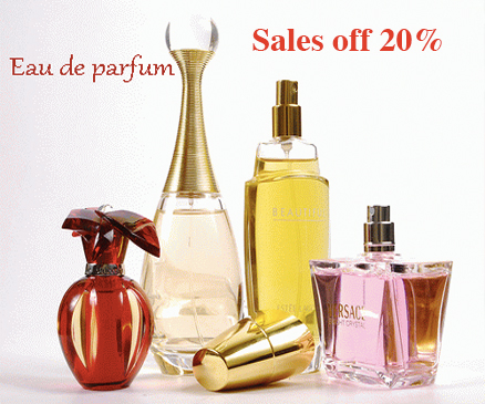 Perfume sales 20%